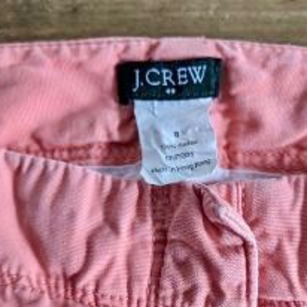 JCrew Factory Chino Skirt, Size 8, Creamcicle Orange